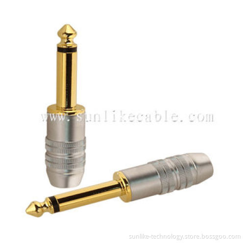 Power Plugs with High-quality, Gold-plated and Mirror-polished Surface, Anti-interference Shell
